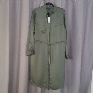 NWT Banana Republic khaki green dress XL